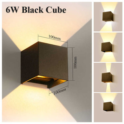 Luz de pared interior LED de 8W con diseño moderno y temperatura de color de 3000K/4000K/6500K