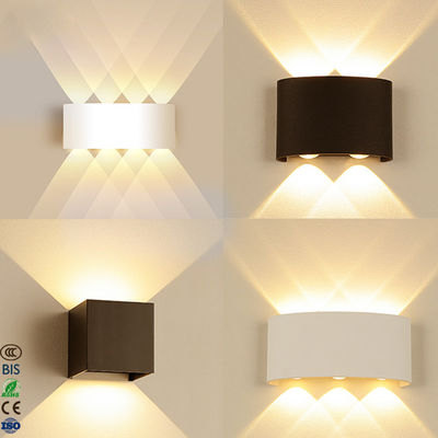 Luz de pared interior LED de 8W con diseño moderno y temperatura de color de 3000K/4000K/6500K