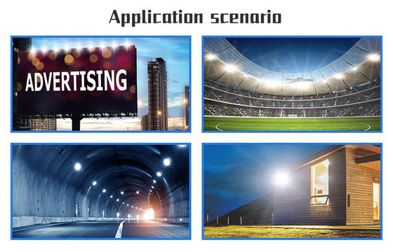 Luz de inundación LED exterior de 10w con factor de potencia alto y ángulo de haz de 120 °