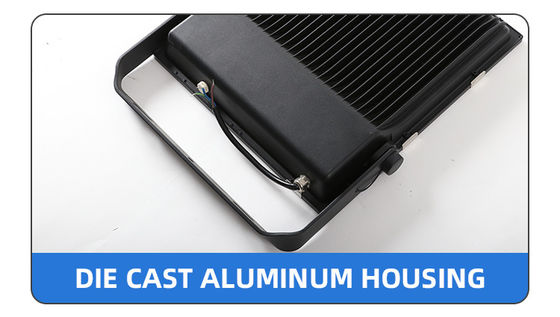 Luz de inundación LED exterior de 10w con factor de potencia alto y ángulo de haz de 120 °