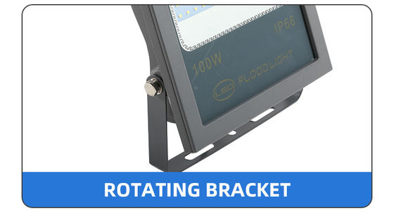 IP66/67 impermeable 30W 50W 100W 150W 200W luz de inundación LED delgada para estadio al aire libre
