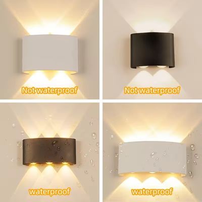 Iluminación de pared LED de aluminio de jardín para soluciones de iluminación de hoteles