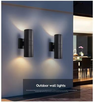 10W 100V-265V/50HZ lámparas de pared LED hacia arriba y hacia abajo Ip65 impermeable Iluminación exterior moderna