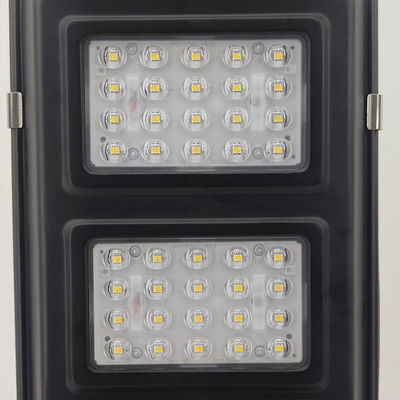 13000lm Flujo luminoso resistente al agua lámpara solar LED con aluminio gris oscuro