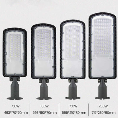 AC85-265V Voltado de entrada 50W 100W 150W 200w Luz de calle LED con certificación CE