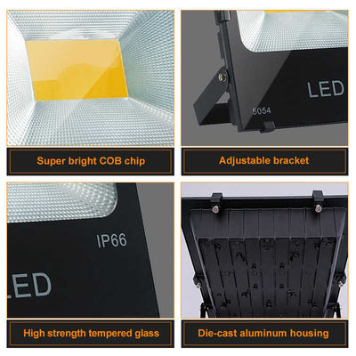 Material del cuerpo de la lámpara Aluminio Luz de inundación exterior de ahorro de energía 20W/30W/50W/100W/150W/200W