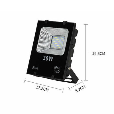 Aluminio 20W 30W 50W 100W 150W 200W 300W Luz de inundación LED para iluminación de estaciones de peaje