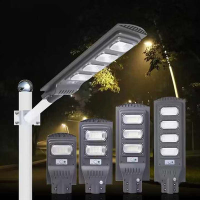 IP65 Luz solar de exterior impermeable 30W 60W 90W 120W 150W Luz de calle LED integrada