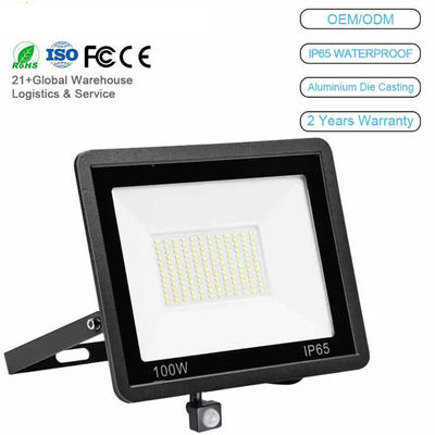 Luz de inundación LED de alta potencia 50W 100W IP65 para iluminación de estadios al aire libre Color inalámbrico Blanco