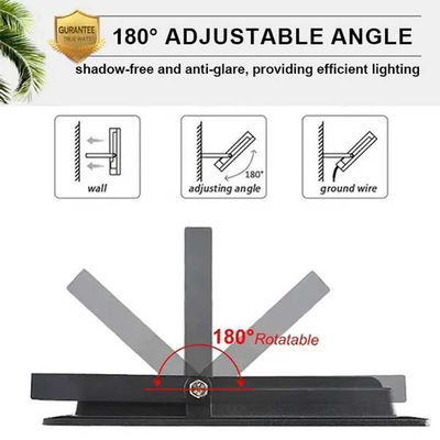 Luz de inundación LED de alta potencia 50W 100W IP65 para iluminación de estadios al aire libre Color inalámbrico Blanco