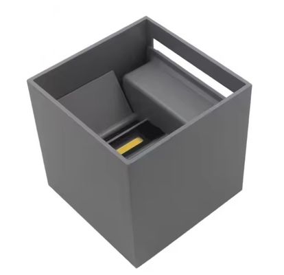 Ángulo de haz ajustable Cubo de luz LED de pared para arriba y para abajo 6W 12W para montaje al aire libre