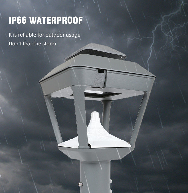 Aluminio exterior IP65 resistente al agua 40w 60w 80w 100w 120w luz de jardín LED para iluminación de parques