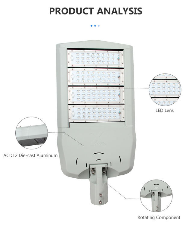 Aluminio de fundición a presión IP65 resistente al agua luz de calle LED exterior 70 Ra 5 200W / 250W / 300W / 350W
